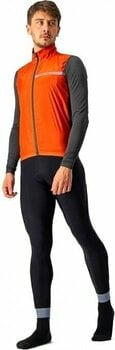 Cycling Jacket, Vest Castelli Squadra Stretch Fiery Red/Dark Gray 2XL Vest - 4