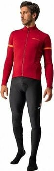 Cycling jersey Castelli Fondo 2 Jersey Full Zip Pro Red/Orange Reflex L - 5