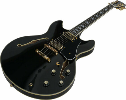 Semi-Acoustic Guitar Sire Larry Carlton H7 Black - 5