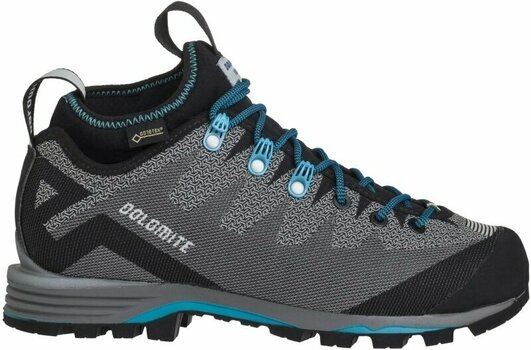Womens Outdoor Shoes Dolomite W's Veloce GTX Pewter Grey/Lake Blue 38 2/3 Womens Outdoor Shoes - 2