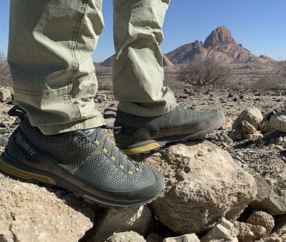 Mens Outdoor Shoes Dolomite Diagonal Air GTX Mud Grey/Marsh Green 41,5 Mens Outdoor Shoes - 2