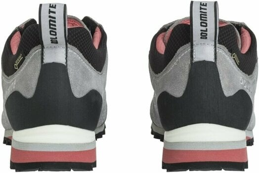 Womens Outdoor Shoes Dolomite W's Diagonal GTX Pewter Grey/Coral Red 38 Womens Outdoor Shoes - 3