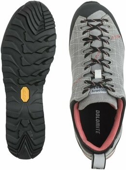 Pantofi trekking de dama Dolomite W's Diagonal GTX Pewter Grey/Coral Red 39,5 Pantofi trekking de dama - 4