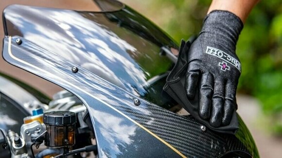 Motorrad Pflege / Wartung Muc-Off Premium Microfibre Helmet & Visor Cloth - 4