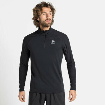 Running sweatshirt Odlo Zeroweight Ceramiwarm Black L Running sweatshirt - 3