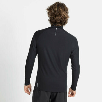 Running sweatshirt Odlo Zeroweight Ceramiwarm Black L Running sweatshirt - 4