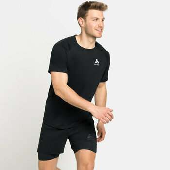 Běžecké tričko s krátkým rukávem
 Odlo Essential Black S Běžecké tričko s krátkým rukávem - 3