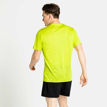 Running t-shirt with short sleeves
 Odlo Zeroweight Engineered Chill-Tec Evening Primrose Melange L Running t-shirt with short sleeves - 4