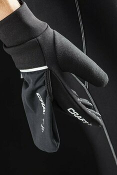 Bike-gloves Craft Hybrid Weather Black M Bike-gloves - 2