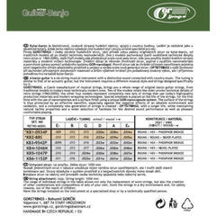 Banjo Strings Gorstrings KB3-9542P Banjo Strings - 1