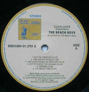 Vinyl Record The Beach Boys - Feel Flows" The Sunflower & Surf’s Up Sessions 1969-1971 (2 LP) - 2