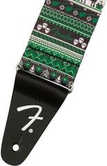 Колан за китара Fender Ugly Xmas Sweater GFI Green Fair Isle Колан за китара - 1