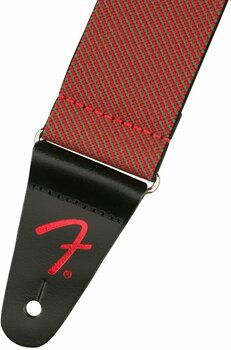 Kytarový pás Fender Weighless Festive Tweed Strap Green Red - 2