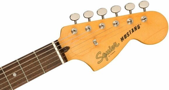 Elektrická gitara Fender Squier FSR 60s Competition Mustang Classic Vibe 60s LRL Lake Placid Blue-Olympic White Stripes - 5