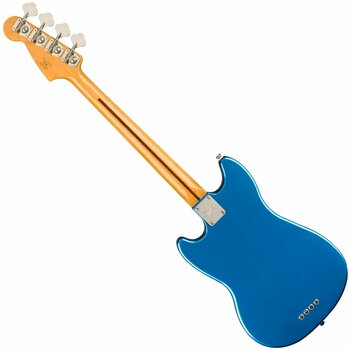 Електрическа бас китара Fender Squier FSR 60s Competition Mustang Bass Classic Vibe 60s LRL Lake Placid Blue-Olympic White Stripes - 2