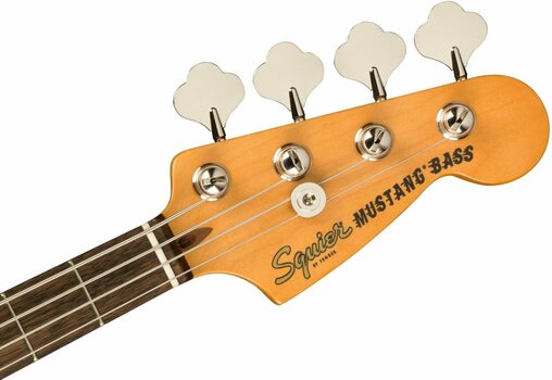 Elektrická basgitara Fender Squier FSR 60s Competition Mustang Bass Classic Vibe 60s LRL Lake Placid Blue-Olympic White Stripes - 5