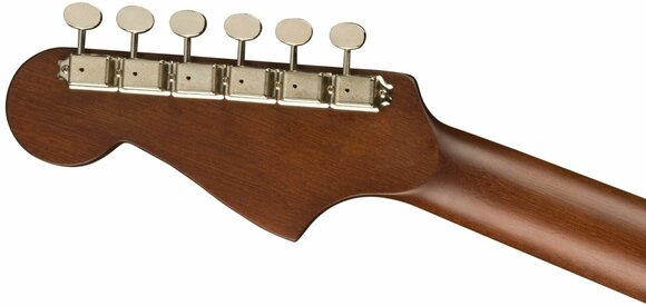 Elektroakusztikus gitár Fender Malibu Player WN Shell Pink - 7