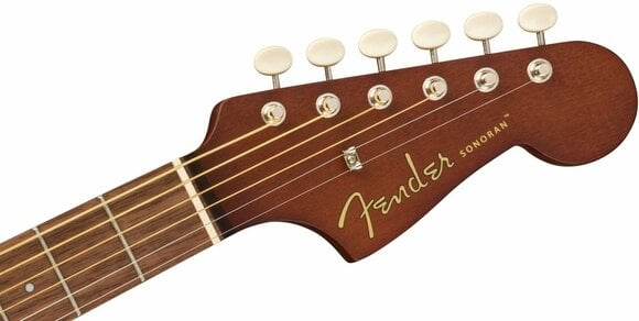 Folk Guitar Fender Sonoran Mini Competition Stripe Lake Placid Blue - 5