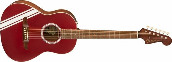 Folk Guitar Fender Sonoran Mini Competition Stripe Candy Apple Red - 3