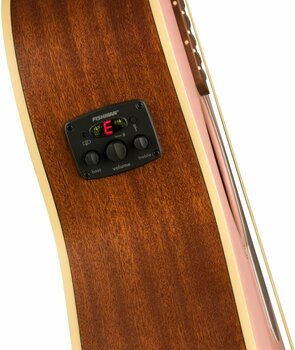 Jumbo elektro-akoestische gitaar Fender FSR Newport Player WN Shell Pink - 5