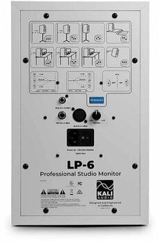 2-obsežni aktivni studijski monitor Kali Audio LP-6 V2 - 7