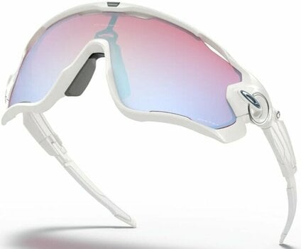 Cyklistické okuliare Oakley Jawbreaker 92902131 Polished White/Prizm Snow Sapphire Cyklistické okuliare - 6
