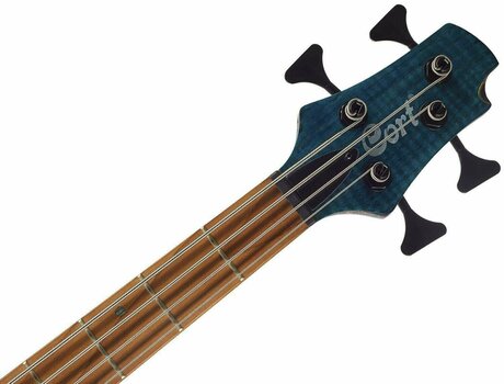 4-strenget basguitar Cort B4 Plus ASRM OP Aqua Blue - 3
