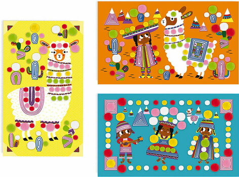 Art și set creativ Janod Lama cu tobe Midi - 2