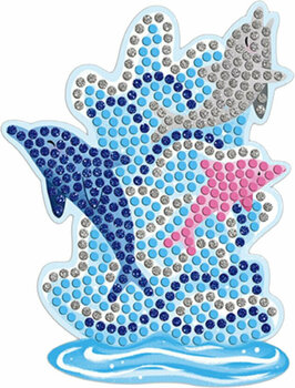 Výtvarná a kreatívna sada Janod Atelier Mosaic Of Dolphins And Mermaids Maxi - 2