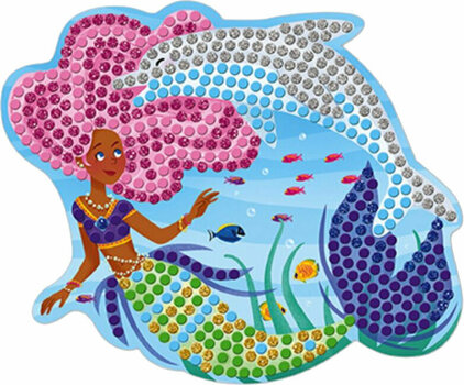 Zestawa artystyczne i kreatywne Janod Atelier Mosaic Of Dolphins And Mermaids Maxi - 5