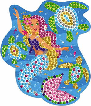 Umjetnost i kreativni set Janod Atelier Mosaic Of Dolphins And Mermaids Maxi - 6