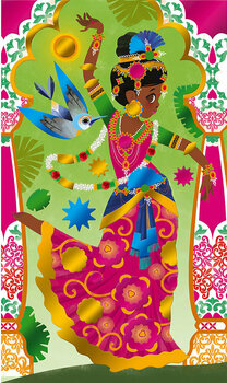 Art and Creative Set Janod Glittering Pictures Bollywood Midi - 2