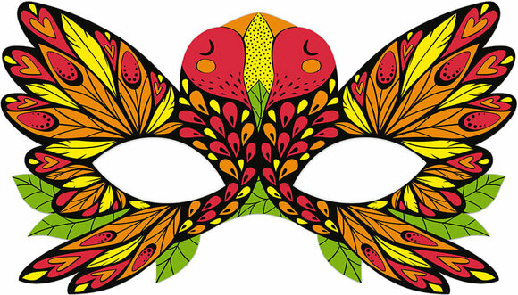 Изстъргващо изображение Janod Изстъргващо изображение Миди оцветяващи маски за животни - 4