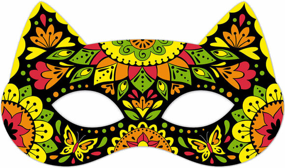Krasbeeld Janod Krasbeeld Coloring Animal Masks Illuminated Midi - 5