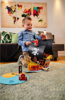 Art și set creativ Janod Trusa din carton Povestea navei piratilor - 9