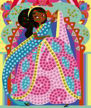 Art and Creative Set Janod Mosaic Princess Set Mini - 5