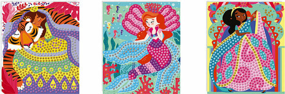 Art and Creative Set Janod Mosaic Princess Set Mini - 6