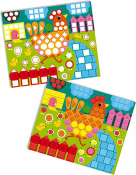 Kunst og kreativt sæt Janod Mosaic Animals Set Mini - 7