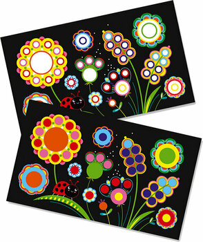 Kunst og kreativt sæt Janod Pictures With Round Stickers Jar Set Midi - 2
