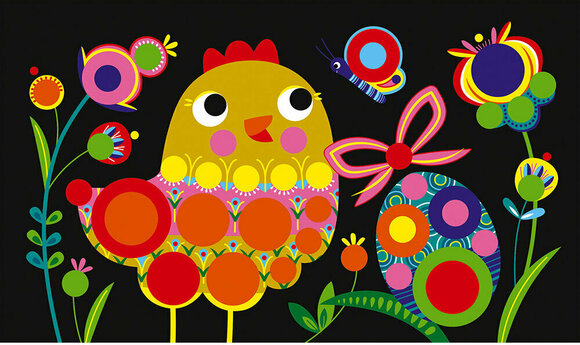 Kunst og kreativt sæt Janod Pictures With Round Stickers Jar Set Midi - 7