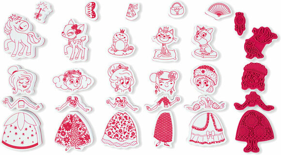 Ștampila pentru copii Janod J07799 Timbre pentru copii Princess - 2