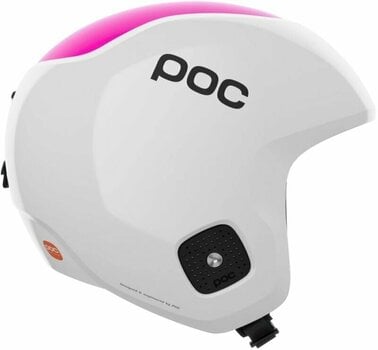 Lyžařská helma POC Skull Dura Jr Hydrogen White/Fluorescent Pink M/L (55-58 cm) Lyžařská helma - 3