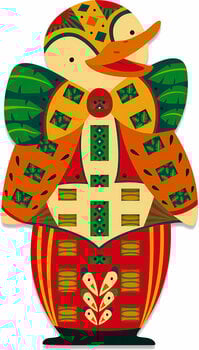 Kunst og kreativt sæt Janod Weaving With Strips Of Paper Animals Set Midi - 4