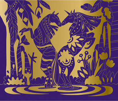 Scratch Art - raaputusaskartelu Janod Scratch Art - raaputusaskartelu Horses And Unicorn - 5