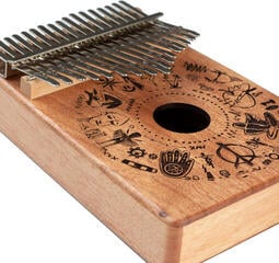 Kalimba Sela SE 252 Art Series 17 Free Spirit Kalimba - 3