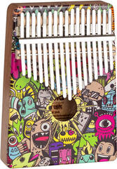 Kalimba Sela SE 254 Art Series 17 Little Monster Kalimba - 1