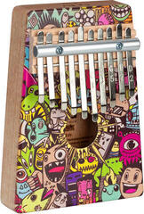 Kalimba Sela SE 259 Art Series 10 Little Monster Kalimba - 1