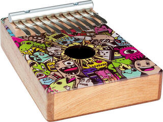 Kalimba Sela SE 259 Art Series 10 Little Monster Kalimba - 2