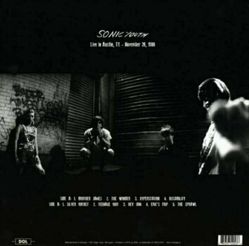 Vinyl Record Sonic Youth - Live In Austin - November 26, 1988 (LP) - 4
