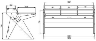 Mobilier de studio Zaor Vision W Black-White Mobilier de studio - 5